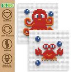 Biobuddi Pixel Bouwpakket Octopus en Krab Speelgoed, Nieuw, Ophalen of Verzenden, Puzzelen, Biobuddi