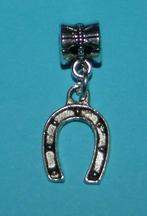 Hoefijzer bangle, Tibet zilver, past op armband, Sieraden, Tassen en Uiterlijk, Bedels, Overige merken, Overige materialen, Verzenden