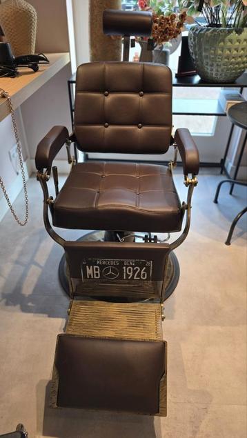 barberstoel Gabbiano Boss Bruin – nooit gebruikt! beschikbaar voor biedingen