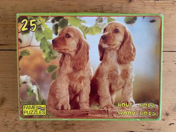 Houten puzzel honden beschikbaar voor biedingen
