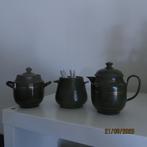 Emaille   melk/suiker /lepel stelletje, Antiek en Kunst, Ophalen of Verzenden