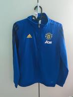 Manchester United Adidas trainings pak, Blauw, Ophalen of Verzenden, Zo goed als nieuw, Adidas
