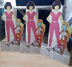 Reclame standaards van Yoko Tsuno en De Katamarom, Ophalen, Overige figuren, Gebruikt, Beeldje of Figuurtje