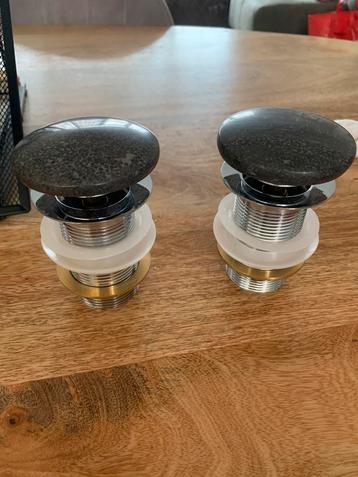 Natuursteen afvoer plug voor wastafels nieuw!! beschikbaar voor biedingen