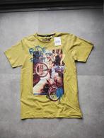 t-shirt mt 158/164 opdruk tijger op fiets,ride the  nieuw, Verzenden, Nieuw, Jongen, Shirt of Longsleeve