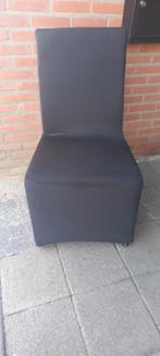 4 eetkamerstoelen met hoes, Huis en Inrichting, Stoelen, Ophalen, Gebruikt