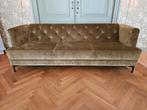 Bank, mosgroen, 3-zits, 225cm, design, Ophalen, Zo goed als nieuw, Stof