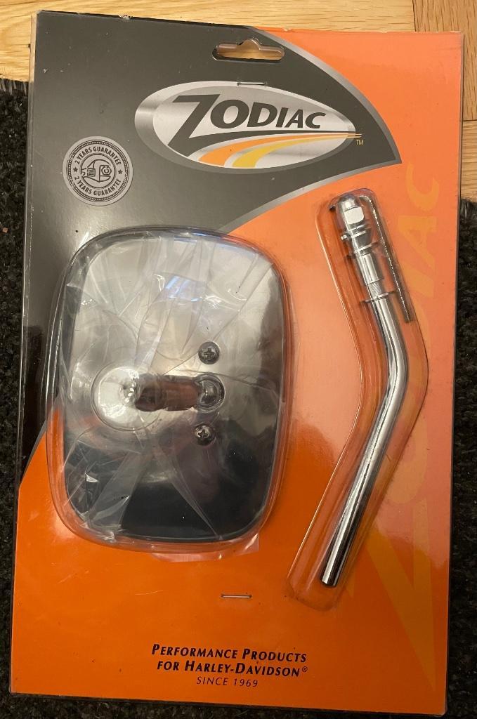 Zodiac Spiegel Harley Davidson NIEUW Motor Mirror, Motoren, Onderdelen | Harley-Davidson, Nieuw, Ophalen of Verzenden