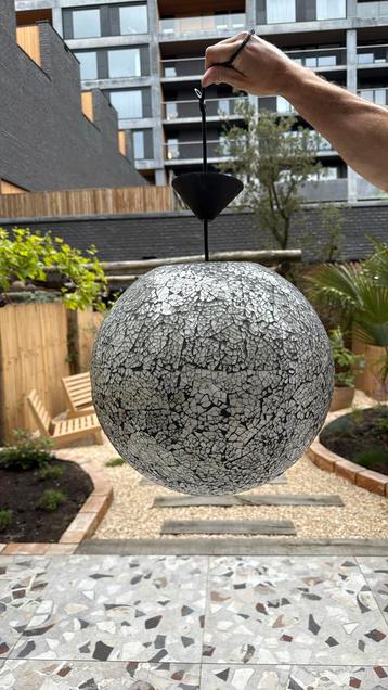 Hanglamp glas mozaik. Als nieuw!  beschikbaar voor biedingen
