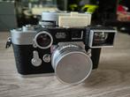 Leica M3 Double Stroke DS lens lichtmeter nieuwstaat, Ophalen of Verzenden, Compact, Leica, Zo goed als nieuw