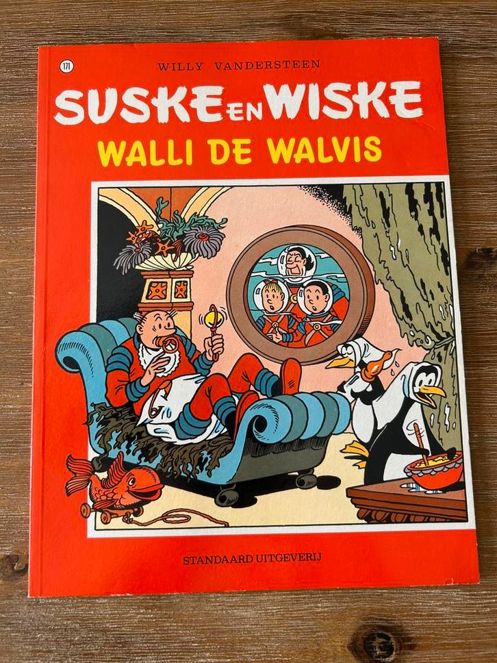 Suske en Wiske nr. 171 – Walli de walvis (stripboek), Boeken, Stripboeken, Zo goed als nieuw, Eén stripboek, Ophalen of Verzenden