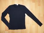 Zwarte geribte longsleeve van de HEMA, maat 158/164 NIEUW!, Kinderen en Baby's, Kinderkleding | Maat 158, Meisje, Nieuw, Ophalen of Verzenden