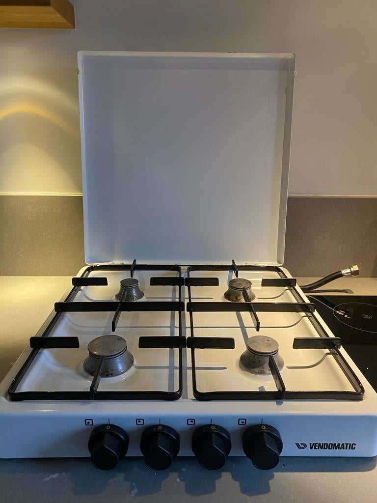 Gasfornuis - 4 Pits, Witgoed en Apparatuur, Fornuizen, Ophalen, Gebruikt, Minder dan 85 cm, 4 kookzones