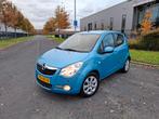 Opel Agila 1.2 16V 2009 Blauw Airco Elektr Pak Nieuwe APK, Voorwielaandrijving, Stof, 4 cilinders, 965 kg