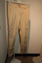 Roberto Cavalli broek gouden sier knopen zakken zijkant XS, Kleding | Dames, Broeken en Pantalons, Verzenden, Beige, Zo goed als nieuw