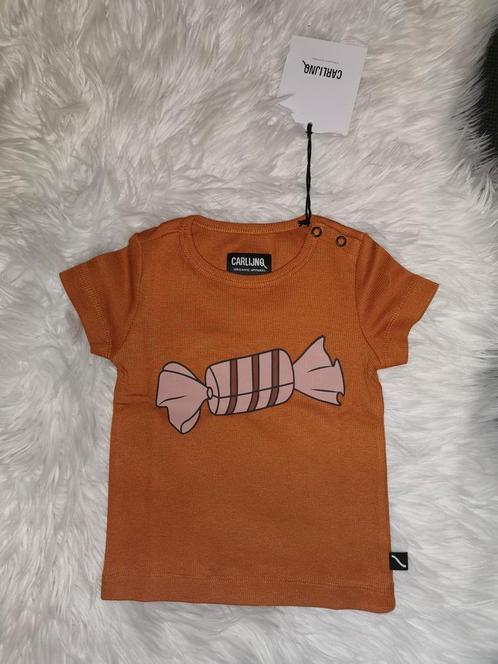 CarlijnQ Snoepjes Candy Shirt Meisje Nieuw 74 - 80, Kinderen en Baby's, Babykleding | Maat 74, Nieuw, Meisje, Ophalen of Verzenden