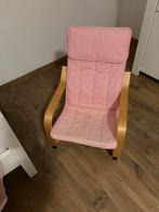 IKEA POÄNG kinderfauteuil met roze kussen, Ophalen, Gebruikt, Stoel(en)