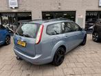 Ford Focus Wagon 1.8 Titanium Flex.F. Nieuwe Apk Sportwielen, Auto's, 125 pk, Gebruikt, 4 cilinders, Blauw
