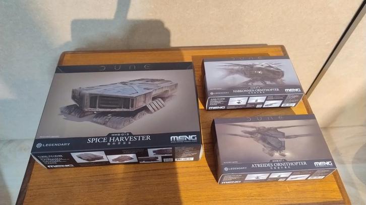 Dune model kits modelbouw bouwdoos meng hopper, Hobby en Vrije tijd, Modelbouw | Vliegtuigen en Helikopters, Nieuw, 1:72 tot 1:144