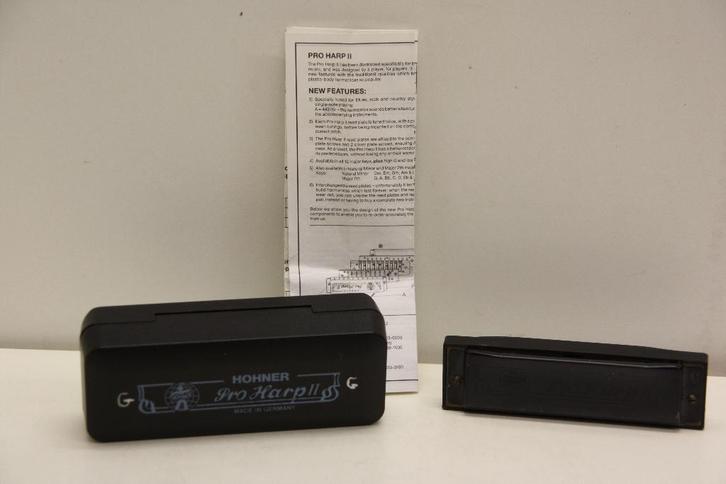 Hohner Pro Harp II mondharmonica in originele cassette., Muziek en Instrumenten, Blaasinstrumenten | Mondharmonica's, Zo goed als nieuw