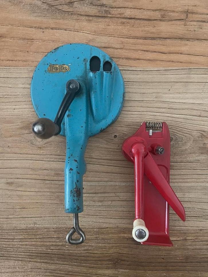 Vintage Keuken Gereedschap Set - Pede & Blikopener, Antiek en Kunst, Antiek | Keukenbenodigdheden, Ophalen of Verzenden