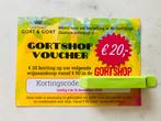 Ilja Gort Gortshop voucher €20,- wijnbestelling Gort & Gort, Kortingsbon, Overige typen