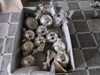 Diverse set van 15 oude vintage kerstballen ornamenten, Diversen, Kerst, Ophalen