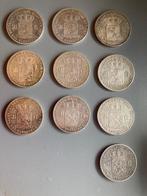 10 zilveren rijksdaalders Koning Willem III, Postzegels en Munten, Munten | Nederland, Setje, Zilver, 2½ gulden, Koning Willem III