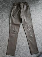 Est Seven leren broek - maat S - mud, Bruin, Est Seven, Ophalen of Verzenden, Zo goed als nieuw