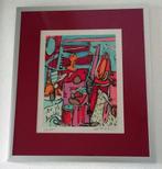 Zeefdruk ingelijst Miriam Slaats - Er is koffie 23/500., Antiek en Kunst, Ophalen of Verzenden