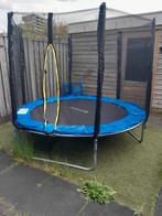 AMIGO trampoline met veiligheidsnet 244 cm blauw, Gebruikt, Ophalen