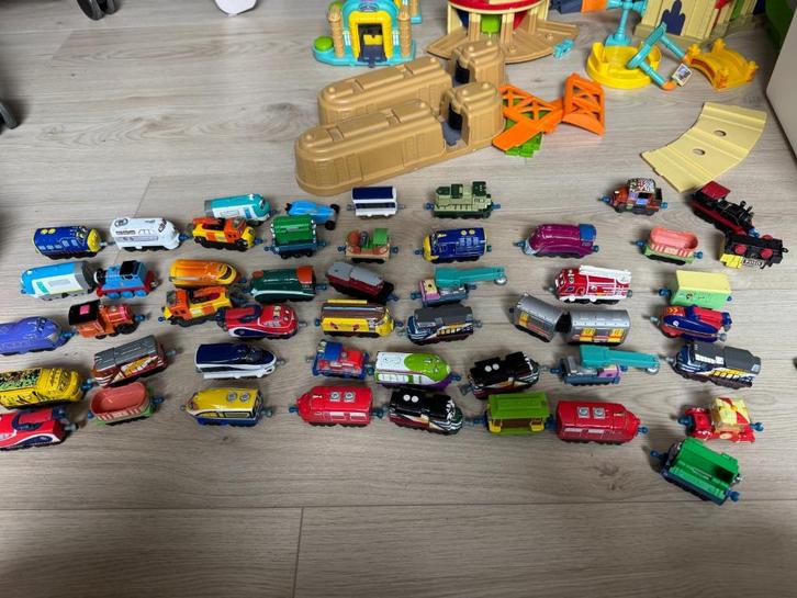 Chuggington de trein set, Kinderen en Baby's, Speelgoed | Thomas de Trein, Zo goed als nieuw, Ophalen