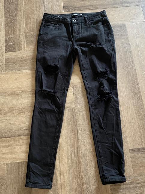 Toxik 3 jeans mt. M/38, Kleding | Dames, Spijkerbroeken en Jeans, Zo goed als nieuw, W30 - W32 (confectie 38/40), Zwart, Ophalen of Verzenden