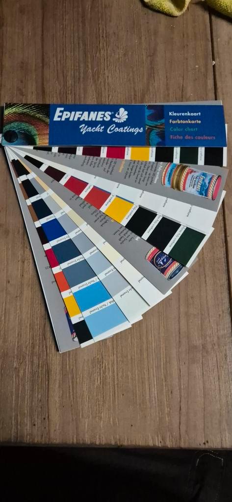 Epifanes Kleurenwaaier - Jacht Coatings boten kleurwaaier, Watersport en Boten, Accessoires en Onderhoud, Zo goed als nieuw, Verven