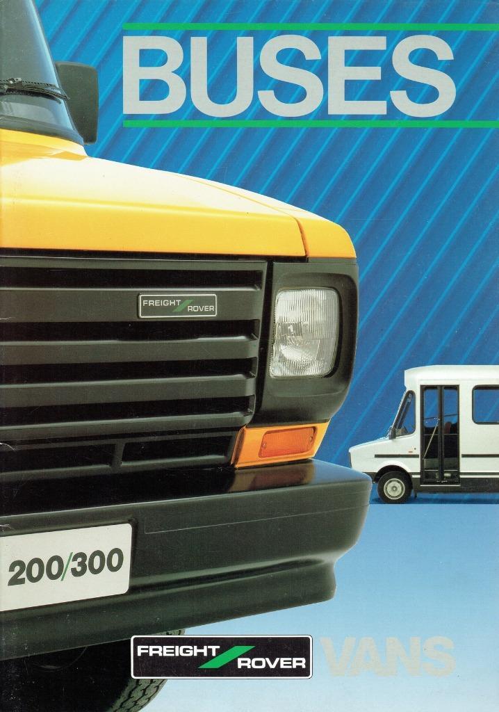 Folder (Leyland - DAF) Freight Rover Sherpa Buses (ca.1988), Boeken, Auto's | Folders en Tijdschriften, Gelezen, Overige merken