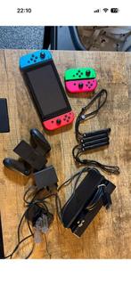 Nintendo switch, Ophalen of Verzenden, Zo goed als nieuw, Met 2 controllers, Switch Original