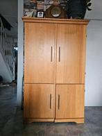 computer meubel/ bureau kast blank eiken., Huis en Inrichting, Ophalen, Gebruikt, Eikenhout, Minder dan 150 cm