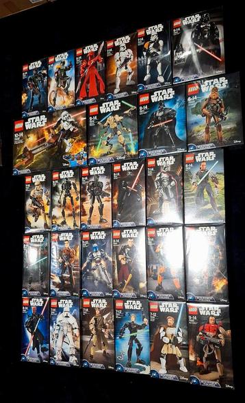 Complete Lego Star Wars Buildable Figures Collectie beschikbaar voor biedingen