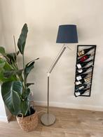 IKEA Staande Lamp met Blauwe Kap, Huis en Inrichting, Lampen | Vloerlampen, Ophalen, Zo goed als nieuw, Metaal, 100 tot 150 cm