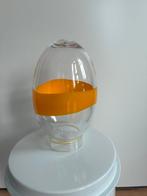 Retro oranje glazen ei, Björn Rönnqvist 22cm bij 14cm., Ophalen of Verzenden