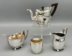 4-delig zilveren theeservies, Jacobus Carrenhof, 1817, Antiek en Kunst, Antiek | Goud en Zilver, Ophalen of Verzenden, Zilver