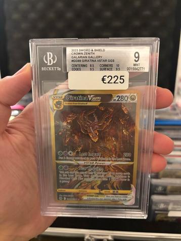 Giratina VSTAR GGS 69 Crown Zenith Beckett 9 Mint beschikbaar voor biedingen
