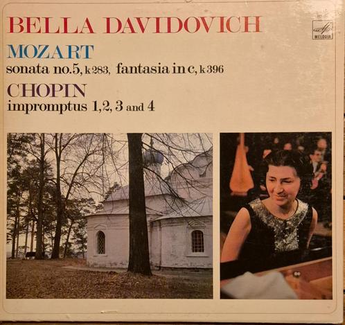Bella Davidovich, Mozart, Chopin #l213#1, Cd's en Dvd's, Vinyl | Klassiek, Gebruikt, Classicisme, Orkest of Ballet, 12 inch, Ophalen of Verzenden