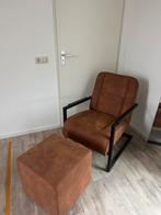 Stoel/ fauteuil met poef, Ophalen, Zo goed als nieuw, Eenpersoons, Minder dan 150 cm
