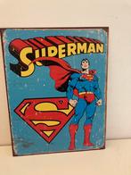 Superman (metalen bord) 40x31cm, Huis en Inrichting, Ophalen of Verzenden, Zo goed als nieuw