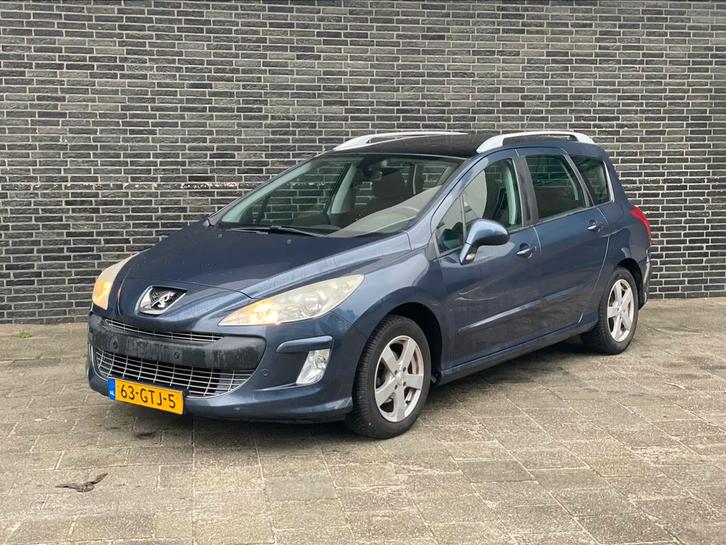 Peugeot 308 sw 1.6 VTI 16V 2008 Blauw nap ✅ nieuwe apk, Auto's, Peugeot, Bedrijf, Benzine, B, Stationwagon, Handgeschakeld, Origineel Nederlands