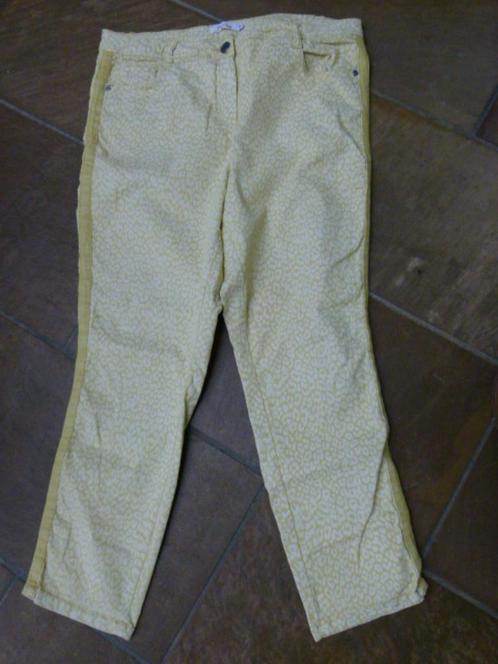 Paprika maat 3 = XXL 48 geel panterprintje jeans broek, Kleding | Dames, Grote Maten, Zo goed als nieuw, Broek of Spijkerbroek