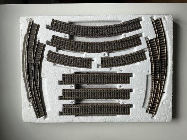 Fleischmann profirails 6192 Parallel-Set D, Hobby en Vrije tijd, Modeltreinen | H0, Zo goed als nieuw, Rails, Gelijkstroom, Fleischmann