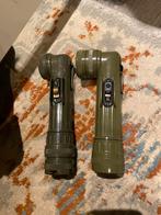 Vintage Leger Lampen en een pukkel met hulzen, Verzamelen, Ophalen