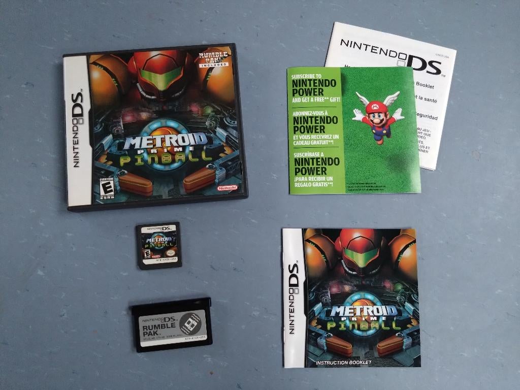 Metroid Prime Pinball DS - Nintendo DS Game CIB, 1 speler, Ophalen of Verzenden, Gebruikt, Vanaf 3 jaar